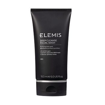 foto мужской гель для умывания elemis deep cleanse facial wash для всех типов кожи, 150 мл