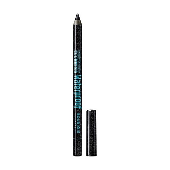 foto олівець для очей водостійкий bourjois contour clubbing waterproof 48 atomic black, 1.2 г