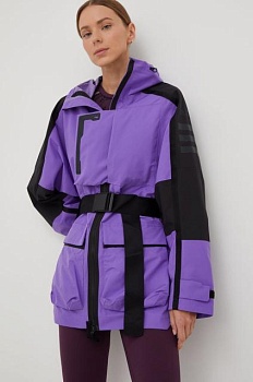foto куртка outdoor adidas terrex ct xploric цвет фиолетовый переходная