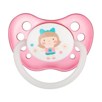 foto пустушка латексна canpol babies toys анатомічна, рожева, від 6 до 18 місяців (23/260)