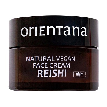 foto уценка! ночной крем для лица orientana reishi natural vegan night cream, 50 мл