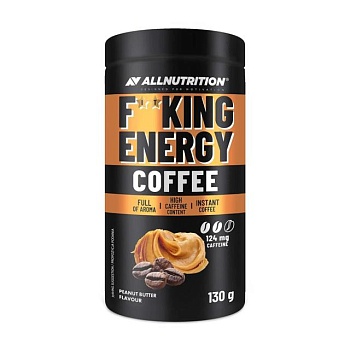 foto кава allnutrition f**king delicious energy coffee арахісове масло, 130 г
