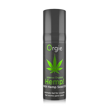 foto возбуждающий гель для оргазма orgie intense orgasm hemp с маслом каннабиса, 15 мл