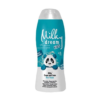 foto дитяча крем-піна для ванни milky dream kids блакитна панда, 300 мл