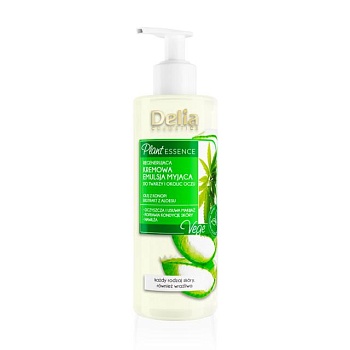 foto очищувальна емульсія для обличчя delia cosmetics plant essence creamy cleansing emulsion, 200 мл