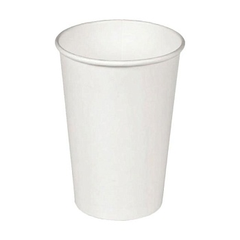 foto одноразовые стаканы pro service белые, бумажные, 50*340 мл