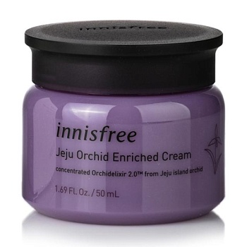 foto крем для лица innisfree jeju orchid enriched cream concentrated 2.0 с экстрактом орхидеи, 50 мл