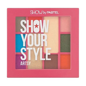 foto палетка теней для век pastel show your style eyeshadow palette 10 цветов, 462 artsy, 17 г