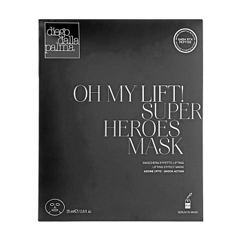 foto антивозрастная лифтинговая маска для лица diego dalla palma oh my lift! lifting effect mask, 1 шт