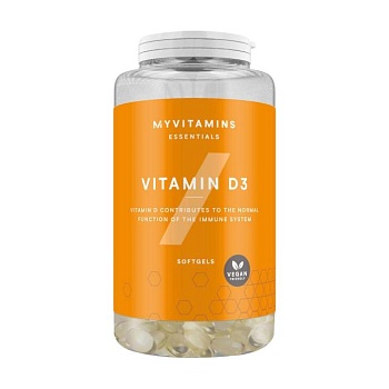foto диетическая добавка минералы в капсулах myprotein vitamin d3 витамин d3, 180 шт