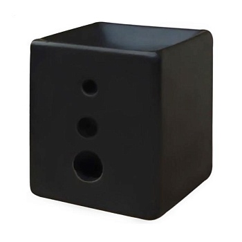 foto аромалампа ароматика куб, чорна