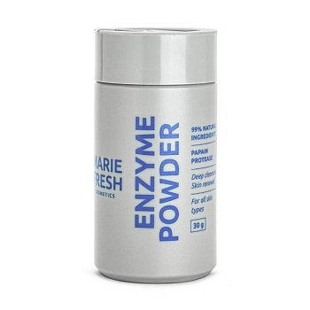 foto ензимна пудра для обличчя marie fresh cosmetics enzyme powder, 30 г