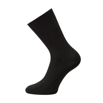 foto шкарпетки чоловічі nova махра, високі, чорні, розмір 29-31