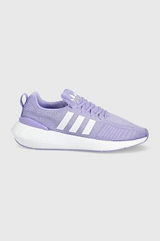 foto черевики adidas originals swift run gv7974 колір фіолетовий