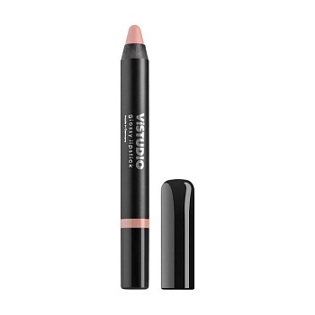 foto сияющая помада-карандаш для губ vistudio glossy lipstick 502 caramel, 12 г