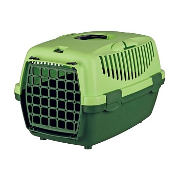 foto переноска для собак та кішок trixie capri зелена, 32*31*48 см, до 6 кг