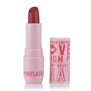 foto матовая помада для губ pinkflash silky velvet lipstick pk02, 3.4 г