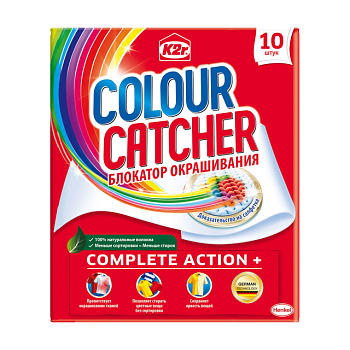 foto цветопоглащающие салфетки k2r colour catcher, 10 шт
