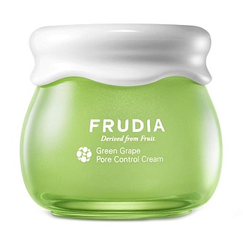 foto себорегулирующийся крем для лица frudia green grape pore control cream, 55 г