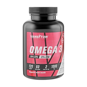 foto дієтична добавка жирні кислоти в капсулах vansiton omega-3, 120 шт