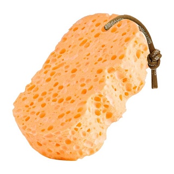 foto губка для душа suavipiel extra peeling sponge, оранжевая