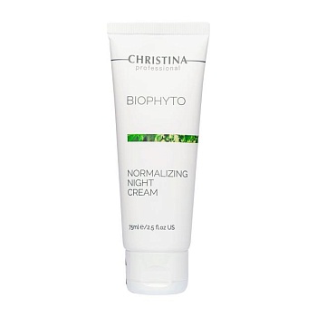 foto нормализующий ночной крем для лица christina bio phyto normalizing night cream, 75 мл