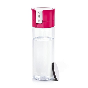 foto фильтр-бутылка для воды brita vital розовая, 600 мл