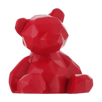 foto мыло твердое dushka геометрический мишка, красный, 60 г