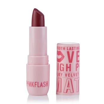 foto матовая помада для губ pinkflash silky velvet lipstick bb03, 3.4 г