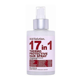 foto спрей-термозахист для волосся 17в1 hollyskin acid solution 17 in 1 thermo protective hair spray, 200 мл
