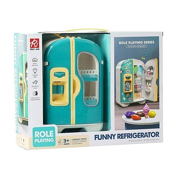 foto дитяча іграшка yg toys холодильник озвучений, на батарейках, в коробці, від 3 років (rj5809b)