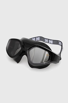 foto окуляри для плавання nike expanse колір чорний