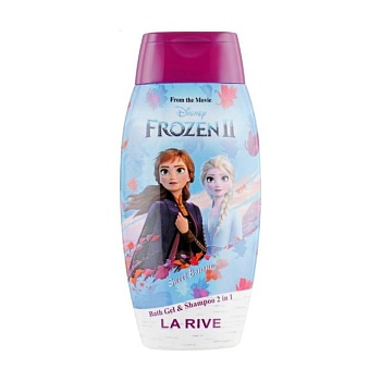 foto парфюмированный шампунь-гель для душа la rive frozen ii для девочек, 250 мл