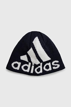 foto шапка adidas performance big logo колір синій