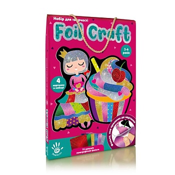 foto набор для творчества vladi toys foil craft принцесса, от 3 лет (vt4433-11)