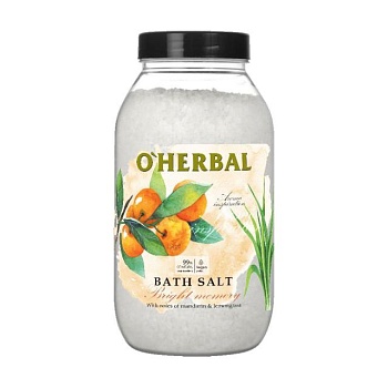 foto соль для ванн o'herbal aroma inspiration bath salt bright memory, 1.1 кг