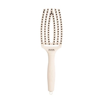 foto масажна щітка для волосся olivia garden fingerbrush bloom creamy, 1 шт