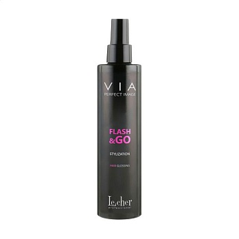 foto уценка! спрей для блеска волос lecher via image flash & go hair glossing spray, 250 мл