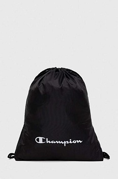 foto рюкзак champion колір чорний з принтом
