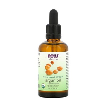 foto косметична олія для обличчя та тіла now foods argan oil арганова, 59 мл