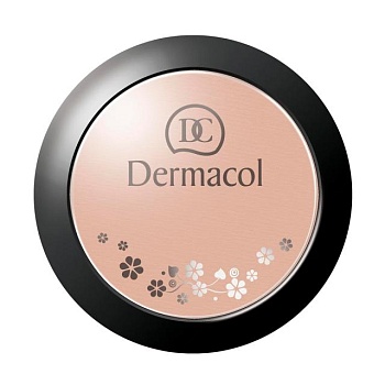 foto мінеральна компактна пудра для обличчя dermacol mineral compact powder, 01, 8.5 г