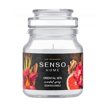 foto ароматична свічка senso home scented candle oriental spa, 130 г