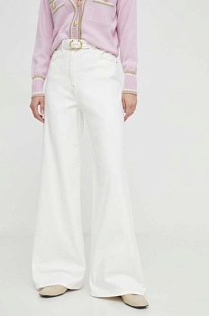 foto джинсы twinset женские цвет бежевый
