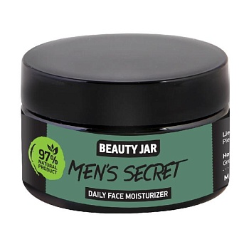 foto мужской крем для лица beauty jar men’s secret daily face moisturizer, 60 мл