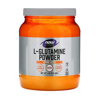 foto дієтична добавка амінокислота в порошку now foods l-glutamine powder l-глютамін, 1 кг