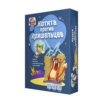foto настольная игра bombat game кошки против пришельцев, на русском языке, от 9 лет (0037)