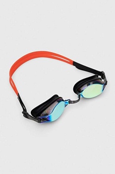 foto окуляри для плавання nike chrome mirror колір чорний