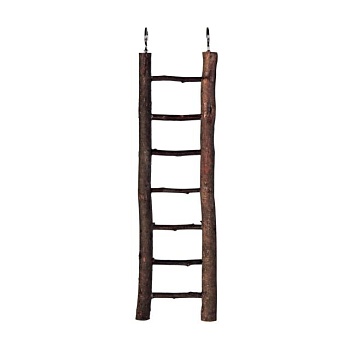 foto деревянная игрушка для птиц trixie natural living лестница, 30 см (5880)