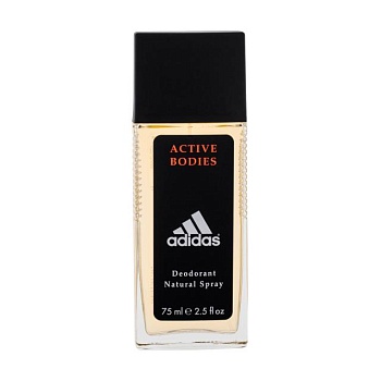 foto парфюмированный дезодорант-спрей adidas active bodies мужской, 75 мл
