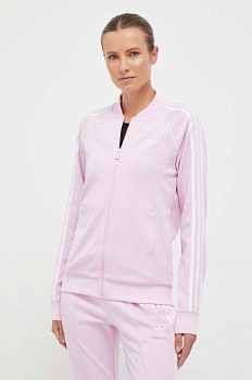 foto кофта adidas originals жіноча колір рожевий з аплікацією